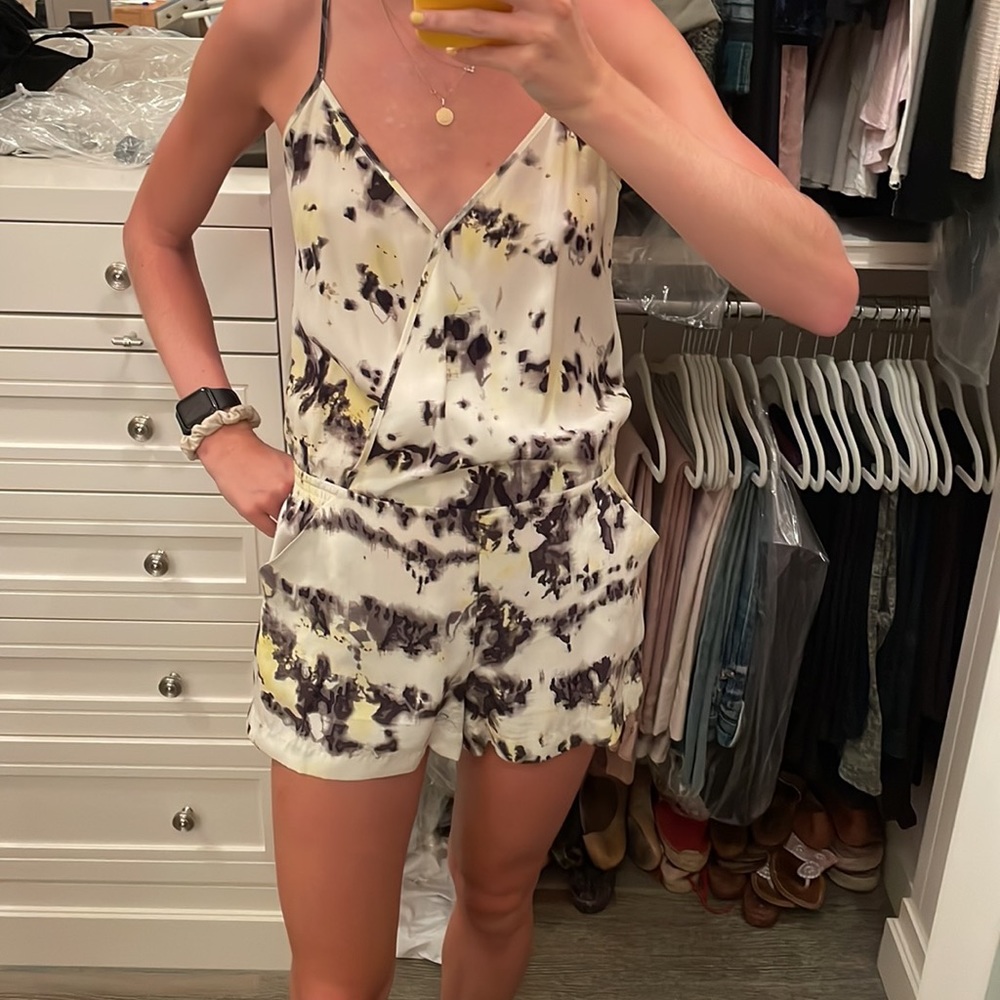 Parker 100% silk romper size XS